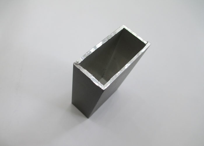 100 * 50 Thickness 3.0mm Aluminum Tube Profiles Square Design For Curtain Wall