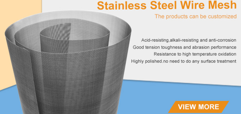 Food Grade 2mm SGS Stainless Steel Wire Mesh Filter For Classifying