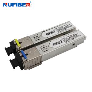 Wholesale Tx1310nm / Rx1550nm SC 20km WDM 1.25G SFP Transceiver from china suppliers