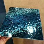 Laser Film Protect 201 304 316L Stainless Steel Water Ripple Sheet / Water Wave