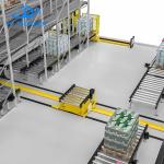 Aluminum Construction Rail Guided Vehicle RGV For Warehouse Management