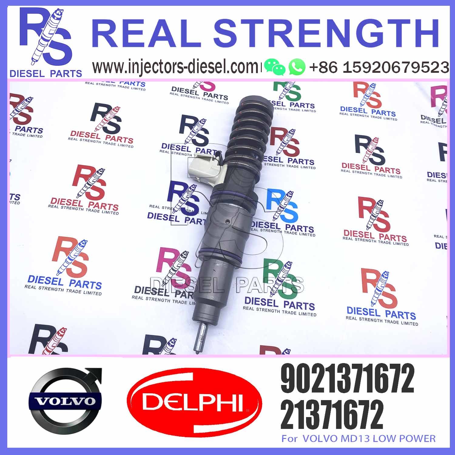 Diesel Fuel Injector 21371672 7421340611 9021371672 3801618 21340611 85003263 BEBE4D24001 For V-O-L-V MD13 LOW POWER