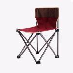 Oxford Cloth Portable Folding Chair , Red / Green Portable Fishing Chair