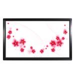 Indoor Uitra Thin Touch Screen LCD Monitor Wall Mount 84 Inch Aluminum + Metal