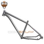 Super Light 27.5 Mtb Frame Titanium Mountain Bike Frame Corrosion Resistance
