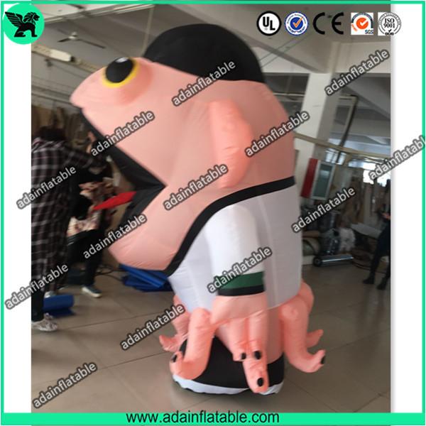 Holiday Parade Inflatable Cartoon Costume Walking Inflatable Monster Moving Fish