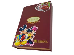 Customized Printing Manufacturer Disney Design CMYK Colors Cardboard Material Book Shape Gift Box Packaging