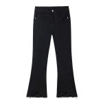 Mid Waist Spandex Cotton XXS To XXS Ladies Jeans