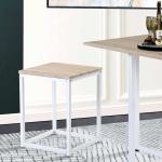 Natural Wood 5 Piece Bar Table And Stools L31.5in H30in Table size