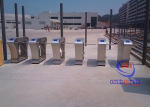 Wholesale Unique Access stainless steel turnstiles , pedestrian turnstile gate Anti retrograde from china suppliers