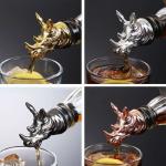3D Animal Head Wine Pourer Stainless Steel 304 Decanter Pourer