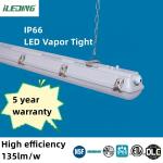 IP66 Waterproof Linear 65W Warehouse LED Vapor Tight Light Energy for Indoor