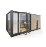 Aluminum Alloy Windows Expandable Wooden Container House for EU 20ft 40ft Modern