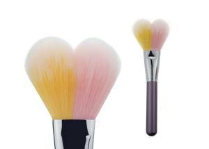 Wholesale OEM Heart Shaped Brushes For Makeup / Kabuki Blush Brush 40mm Length from china suppliers