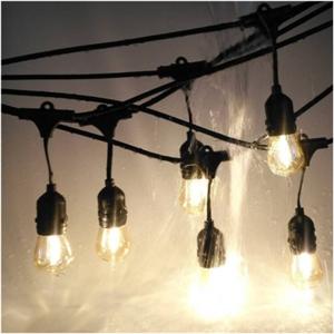 Wholesale Outdoor connectable decorative christmas wedding party celebrations tungsten vintage ST64 2w/25w edison bulb string ligh from china suppliers