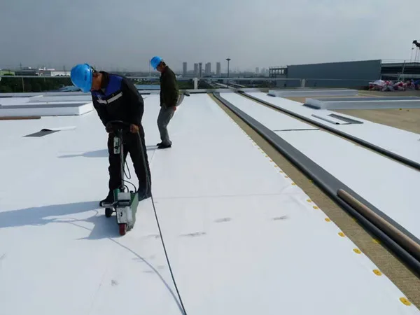 80mm SWT-WP2 Automatic Roofing Hot Air TPO Welding Machine For SBS Bitumen