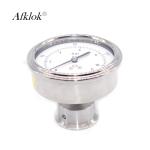 Case SUS 304 Gasoline Pressure Gauge , Digital Air Pressure Gauge High Accuracy