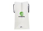 Personalised White Gift Paper Handle Shopping Bags Reusable With Your Own Logo