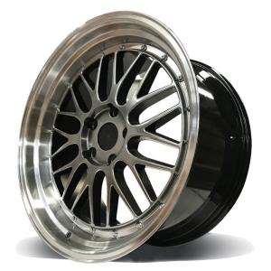 Wholesale Aftermarket Black 17 Inch Staggered Rims from china suppliers