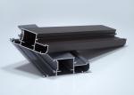 Casement Window Profile Powder Coated Aluminium Door Profiles Green / Grey For