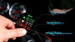 Night Vision 5 In 1 5v 2.5a Led Motorcycle Meter 190g Weight