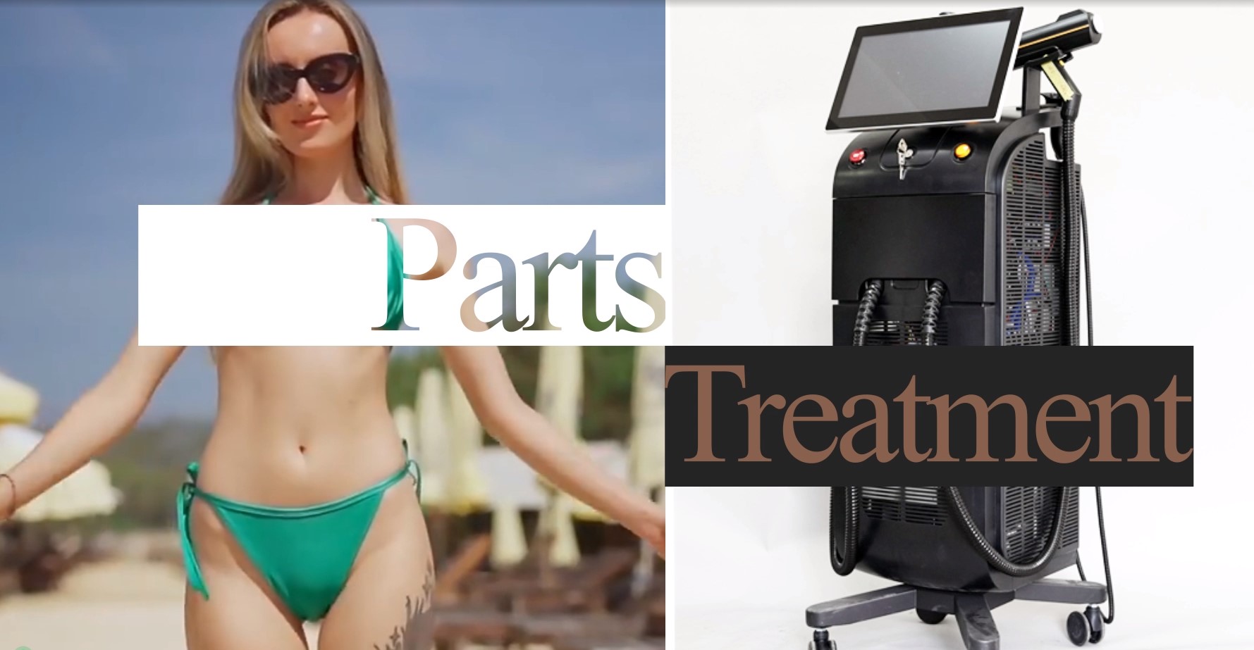 1800W Multifunctional Beauty Machine Hair Removal With IPL RF ND YAG Laser