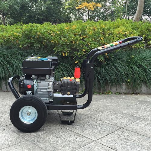 9hp 4 Stroke plunger pump gasoline high pressure washer / hot , cold water
