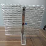 Indoor Transparent Glass LED Display P3.91 1000x1000mm window canbinet