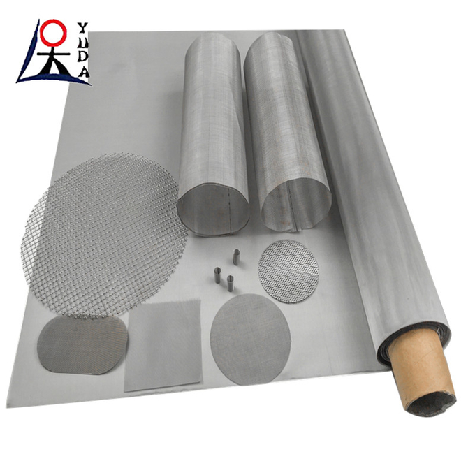 Custom 304/316 Ss Stainless Steel Woven Wire Mesh Filter Screen
