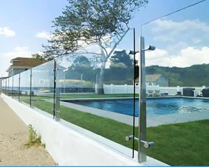 Wholesale Interior Clear Laminated Tempered Glass Aluminum transparent Balustrade from china suppliers