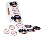 Matte Finish Packaging Label Stickers PP Material Food Labeling