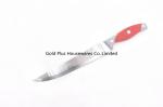 8 inches Portable multifunction strong quality knife red handle stainless steel