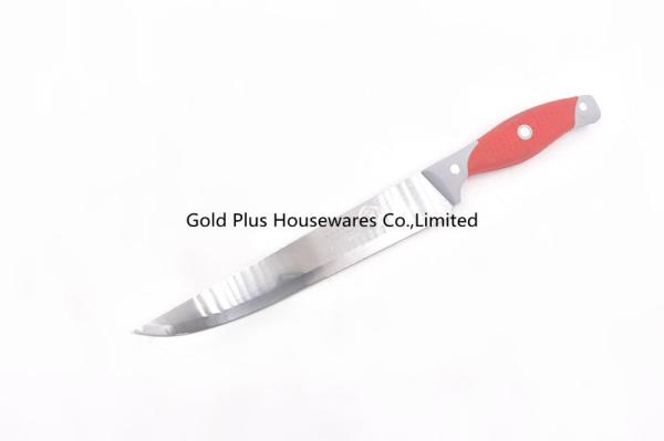 8 inches Portable multifunction strong quality knife red handle stainless steel