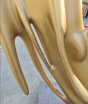 Modern Garden Ornaments Statues Handmade Polished Abstract Metal Sculpture