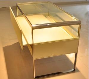 Wholesale Fashion Luxury Jewelry Display Table , Durable Metal Glass Display Showcase from china suppliers