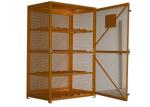 46” Wide 12 Cylinder Storage Cabinet Propane Tank Cage Steel Top And Bottom