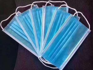 Wholesale Customized Color 3 Ply Non Woven Face Mask Comforable Adjustable Anti - Bacteria from china suppliers