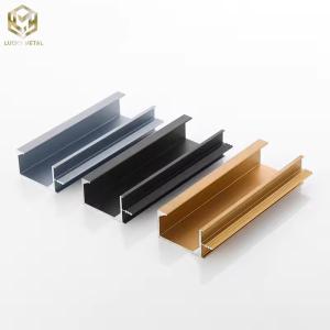 Wholesale Manufacturer Custom Design High Quality Aluminum Profile For Kitchen Cabinet from china suppliers
