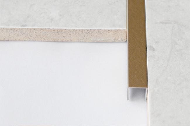 Customized Color Stainless Steel Tile Trim T Shape SS Strips Decorative Profiles