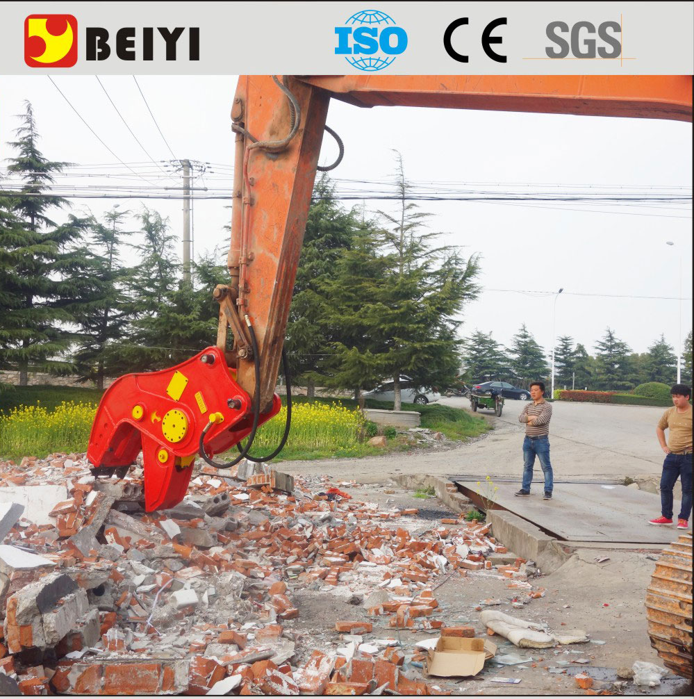 BEIYI hydraulic pulverizer attachments reinforcing steel breaker on sales