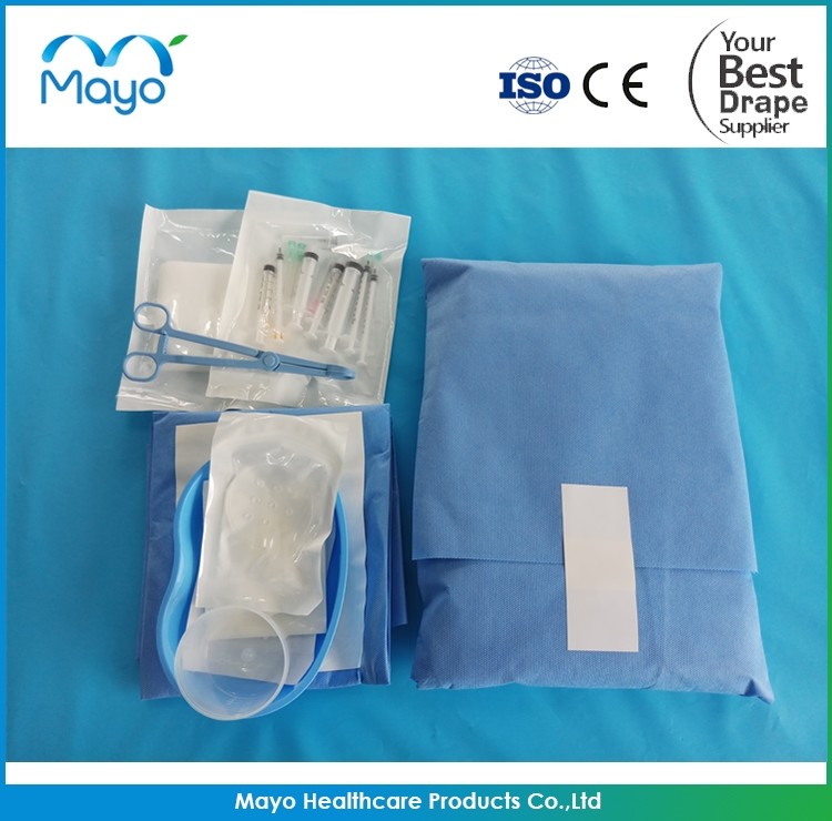 Medical Ophthalmic Drape Blue Ophthalmology Drape Kits