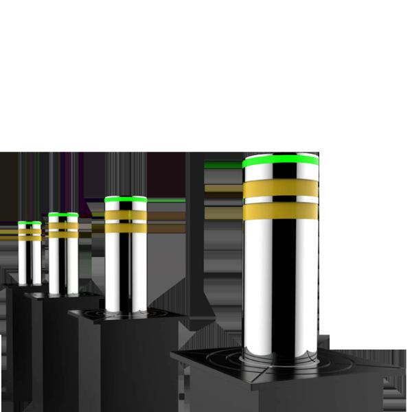 Parking Pole Lot Entrance Hydraulic Rising Bollard Barricade Vehicle Recognition