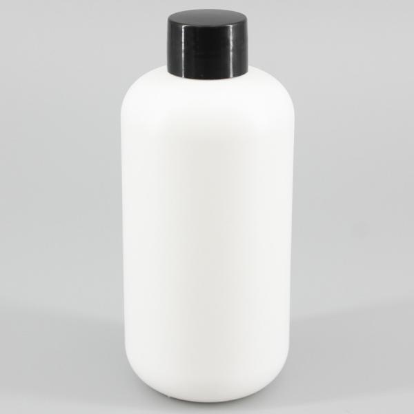 8.45oz/250ml White HDPE Body Lotion Shampoo Bottle, Shower Gel Cream Cosmetic