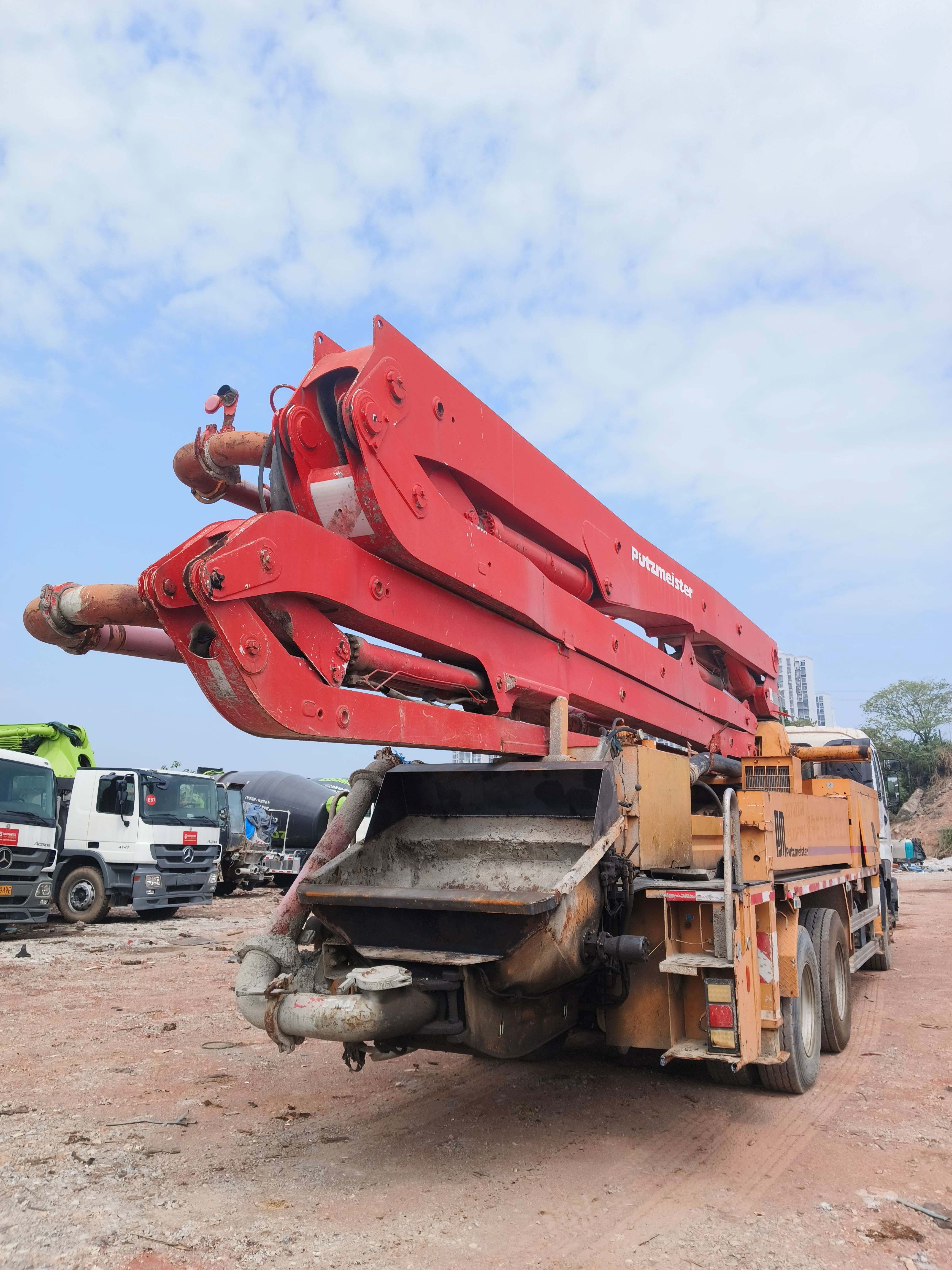 2013 Putzmeister 38m Concrete Pump On ISUZU Chassis In Stock With Basic Maintenance In Excellent Working Condition