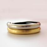 Black Stretchy Hair Ties Metal Ponytail Holder Girls Gifts Geometric 4.5x2.5cm