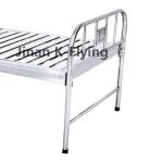 304 SS Nursing Home Bed , thick guardrail Hospital Manual Bed