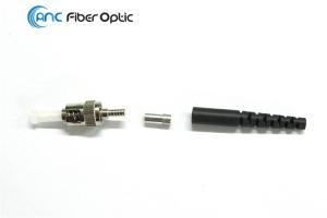 Wholesale Zinc Alloy ST Fiber Patch Cord Connectors With Black Red Blue Yellow Boot from china suppliers