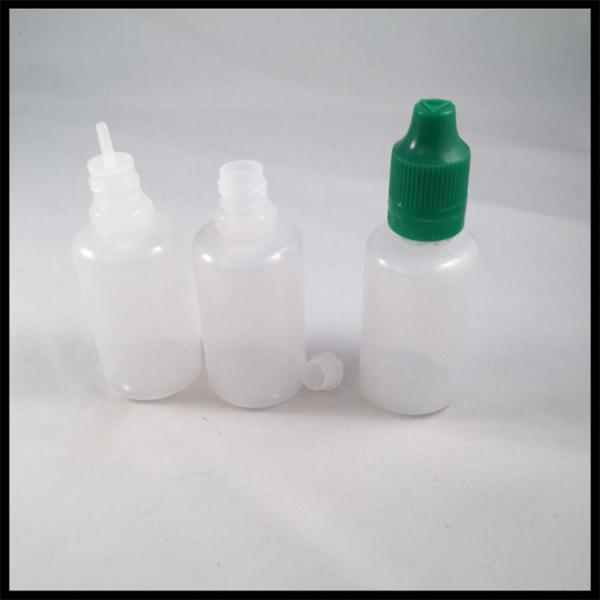 Quality Liquid Medicine 30ml Eye Dropper Bottles , Plastic Dropper Bottles Child Proof Caps for sale