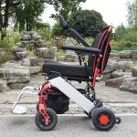 Brushless Motor Lithium Battery Powered Wheelchair 100KG Load