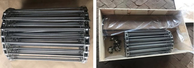 Rod Metal Mesh Conveyor Belt , Stainless Steel Wire Belt Acid Resistant